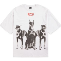 Death Row Records Men's Doberman Dogs Graphic T-Shirt White