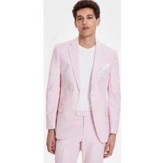 Tommy Hilfiger Suits Tommy Hilfiger Men's Modern-Fit Th Flex Stretch Chambray Suit Separate Jacket Light Pink