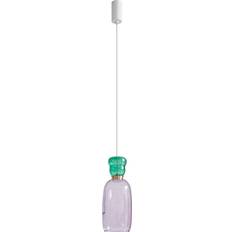 Lucande Ceiling Lamps Lucande LED Fay Purple Green Pendant Lamp