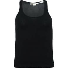 Timberland Mouwloze shirts Timberland Womens Tank Silk Insert Top Vest Black A0081 001 Textile