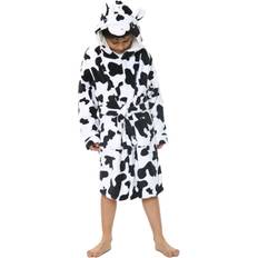 Multicoloured Dressing Gowns A2Z Kids 11-12 Years, Cow Girls Boys Bathrobe 3D Animal Cow Dressing Gown 2-13 Multicoloured