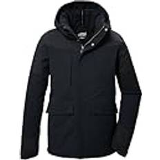 Killtec Herren Funktionsjacke/Outdoorjacke mit abzippbarer Kapuze KOW MN JCKT, schwarz, 3XL, 41844-000