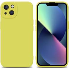 Apple iPhone 14 Mobile Phone Cases Cadorabo FLUID YELLOW Case for Apple iPhone 14 PLUS Protective Cover made of flexible TPU Etui silicone Yellow