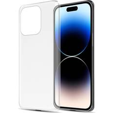 Cadorabo Hülle für Apple iPhone 14 PRO MAX im TPU Ultra Slim AIR Style iPhone 14 Pro Max Smartphone Hülle, Transparent