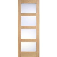 Doors LPD Shaker Unfinished Frosted Interior Door (x)