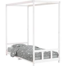 Barnsängar vidaXL Sängram För Barnsäng Vit 90 x 200 cm