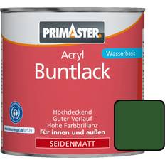 Grün Malerfarbe Primaster Acryl Buntlack RAL 6002 Grün 0.75L