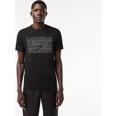 T-shirts Lacoste Men's Ultra-Dry Printed Sport T-Shirt Black