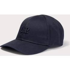 CP COMPANY Gabardine Logo Cap Bomuld - Blå