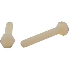 Byggmaterial Arvid Nilsson M6S-H D933-Nylon Natur M8x60 6kt Skruv 200-pack