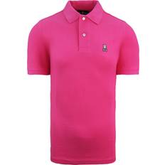 Psycho Bunny Kleding Psycho Bunny Classic Polo Short Sleeve Pink Mens Top B6K001S7PC Cotton