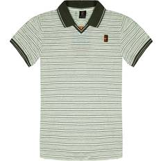 Multicoloured - Sportswear Garment Polo Shirts Nike Dri-Fit Striped Polo Shirt Short Sleeve Womens Tennis Sport Top 240723 UK