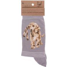 Bamboo Underwear Wrendale Designs Wrendale ‘Hopeful’ Purple Dog Women’s Bamboo Socks