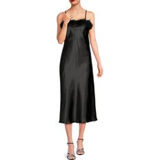 Bebe Maribou Slip Dress -