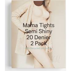 H&M Pantyhose & Stay-Ups H&M & MAMA 2-pack Tights Denier Beige