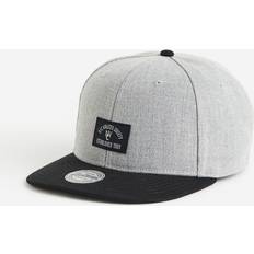 H&M Caps H&M & Appliquéd Cap Gray