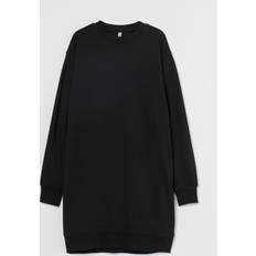 H&M Women Dresses H&M & Sweatshirt Dress Black