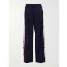 GOLDEN GOOSE Star Tech Wide Leg Track Pants - Dark Blue