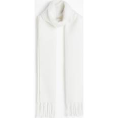 H&M Scarfs H&M & Brushed-finish Scarf White