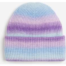 H&M Women Beanies H&M & Rib-knit Beanie Purple