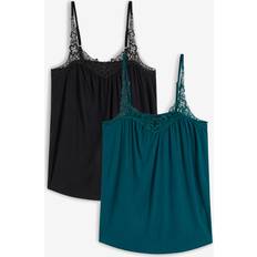 Linen Tank Tops Bonprix Linne 2-pack