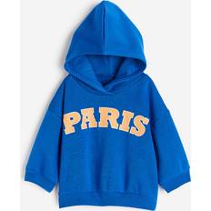 H&M Sweaters H&M & Color-block Hoodie Blue