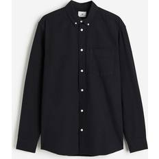 H&M Shirts H&M & Regular Fit Oxford Shirt Black