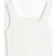 H&M & Crop Tank Top White