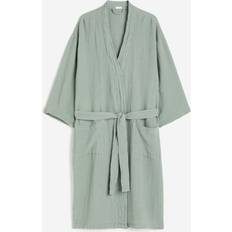 H&M Sleepwear H&M & Muslin Bathrobe Green