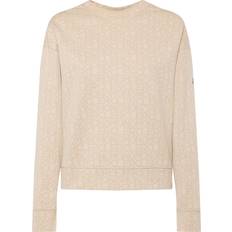 Moncler Women Jumpers Moncler Sweatshirt Aus Jacquard Beige