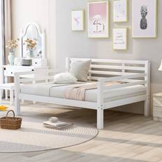 White Frame Beds Lostcat Lostcat Day Clean Lines Frame Bed