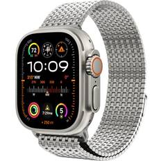 LULULOOK Apple Watch Band Ultra Mesh Loop Magnetic Clasp Band