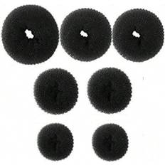 Cheap Hair Styler Accessories Shein 7pcs Black Donut Bun Maker Contains 1 X-large, 2