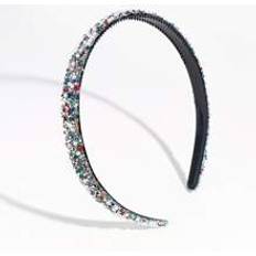 Shein 1pc Women Rhinestone & Faux Pearl Decor Luxury Headband, For Hair Decoration