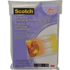 Lamination Films 3M Scotch Self-Sealing Laminating Pouches Business Card Size 25-pack