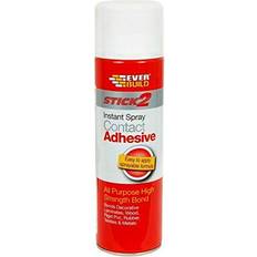 Allround Glue EverBuild Stick2 Instant Contact Adhesive Spray 500ml