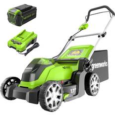 Battery Powered Mowers Greenworks Tools MO40B411 (1x4.0Ah) Battery Powered Mower