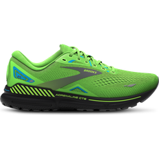 Green Sport Shoes Brooks Adrenaline GTS 23 M - Green Gecko/Grey/Atomic Blue