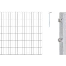 120.0 cm Staket Alberts Double Rod Fence Complete Set 1000x120cm