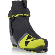 Fischer Carbonlite Skate Nordic Ski Boots Yellow