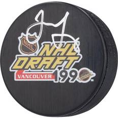 Fanatics Authentic Jaromir Jagr Pittsburgh Penguins Autographed 1990 Draft Logo Hockey Puck