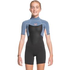 Swim & Water Sports Roxy Girls 2024 Prologue 2mm Back Zip Shorty Wetsuit Clou