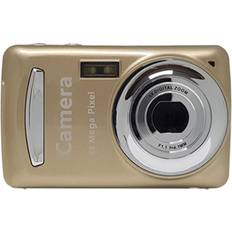 Torribaly Digital Camera,Portable Cameras 16 Million HD Pixel Compact Home Digital Camera for Kids Teens Seniors Golden