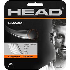 White Tennis Strings Head Hawk Saitenset 12m weiß 1.30