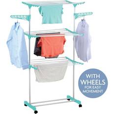 Laundry Mate Foldable Clothes Airer 3 Tier Horse Drying Rack Stand Laundry Washing Drier Line