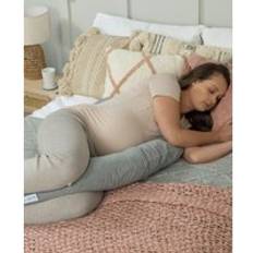 Dreamgenii Pregnancy Support & Feeding Pillow Grey Marl