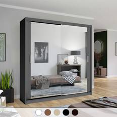 MN Furniture Grey, 150cm Wardrobe