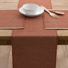 Brown Tablecloths Dunelm Stitchline Runner Tablecloth Brown