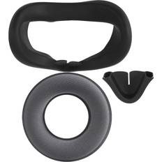 VR - Virtual Reality Tlily For Oculus Quste 2 VR Glasses All-In-One Accessories Silicone Nose Sticker Face Mount Breathable Back Head Pad Set