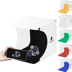 Puluz Puluz Dobbel lys lightbox mini 40 leds lys foliding fotografering belysning softbox telt bakgrunn usb fotostudio lysboks
